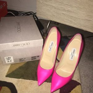 Jimmy Choo Pink Neon Heel!